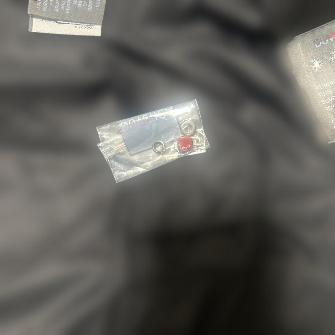 DUVETICA ダウンジャケット　ショート丈　チャコールグレー　切替　42