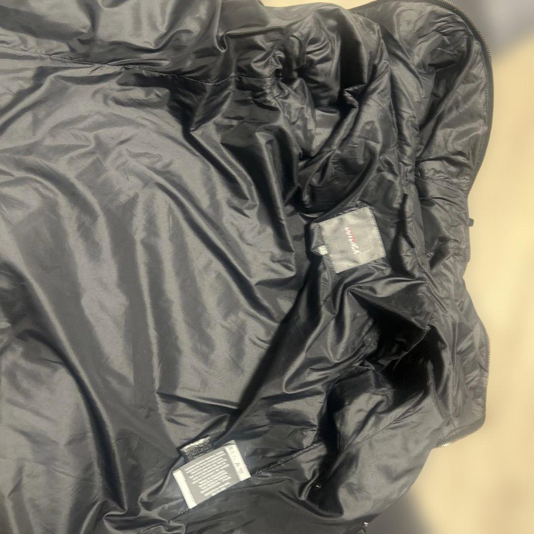 DUVETICA ダウンジャケット　ショート丈　チャコールグレー　切替　42