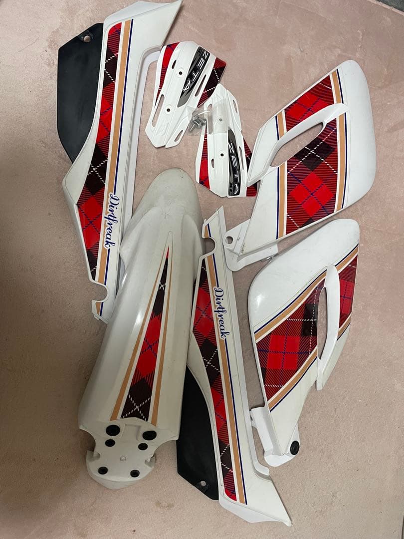 セロー250 dg17j 外装セット タータンチェック