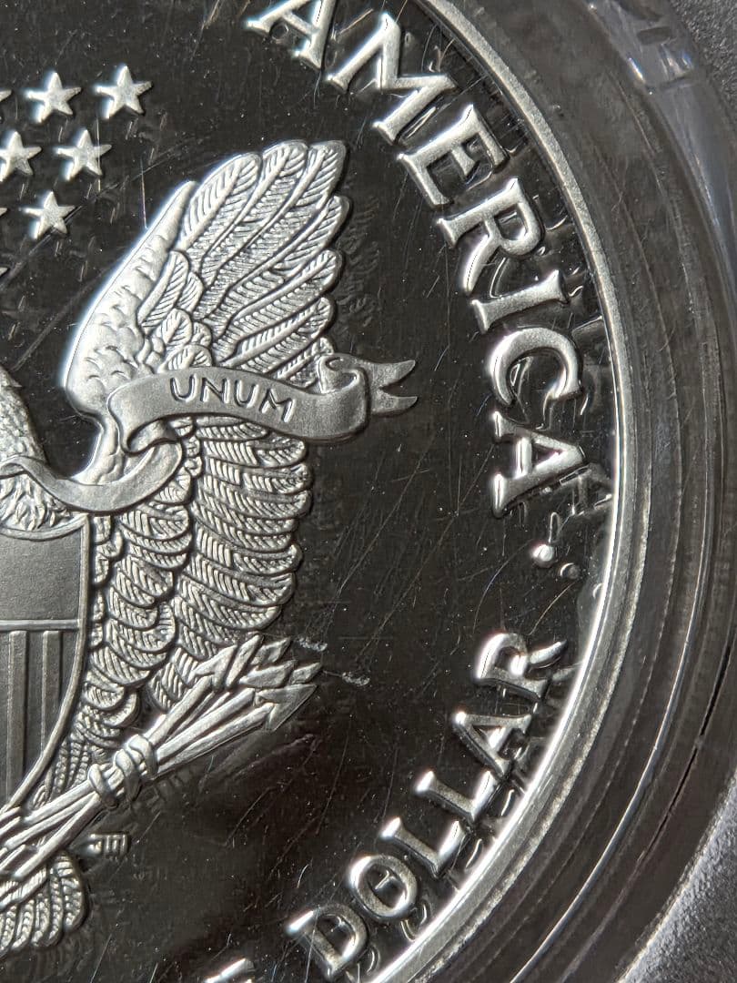 (PR69 DCAM)アメリカ合衆国　シルバー イーグル銀貨　2003 W