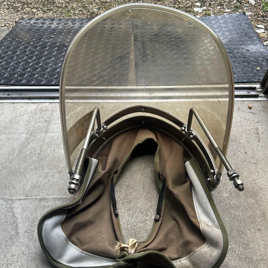 旭風防フェイスシールド クリア・カーキ