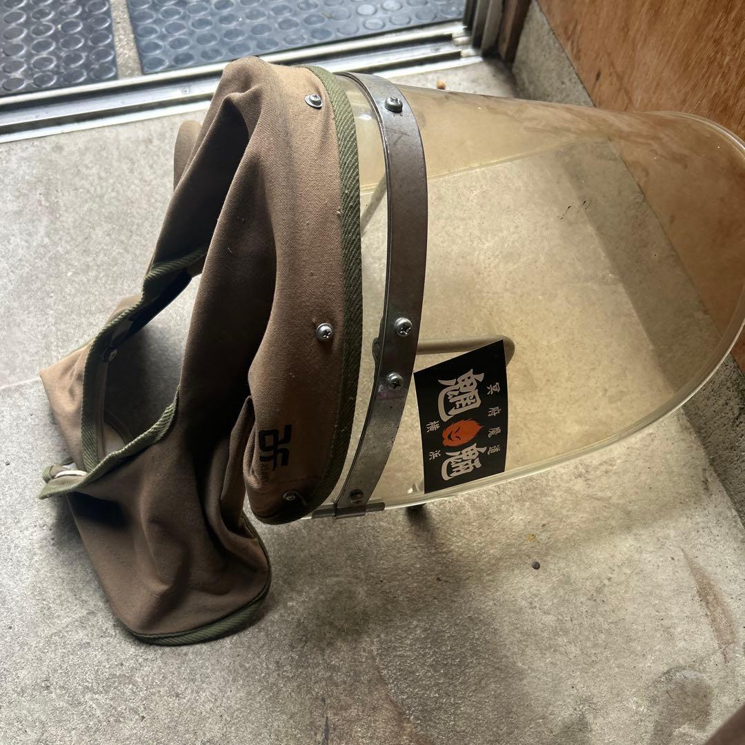 旭風防フェイスシールド クリア・カーキ