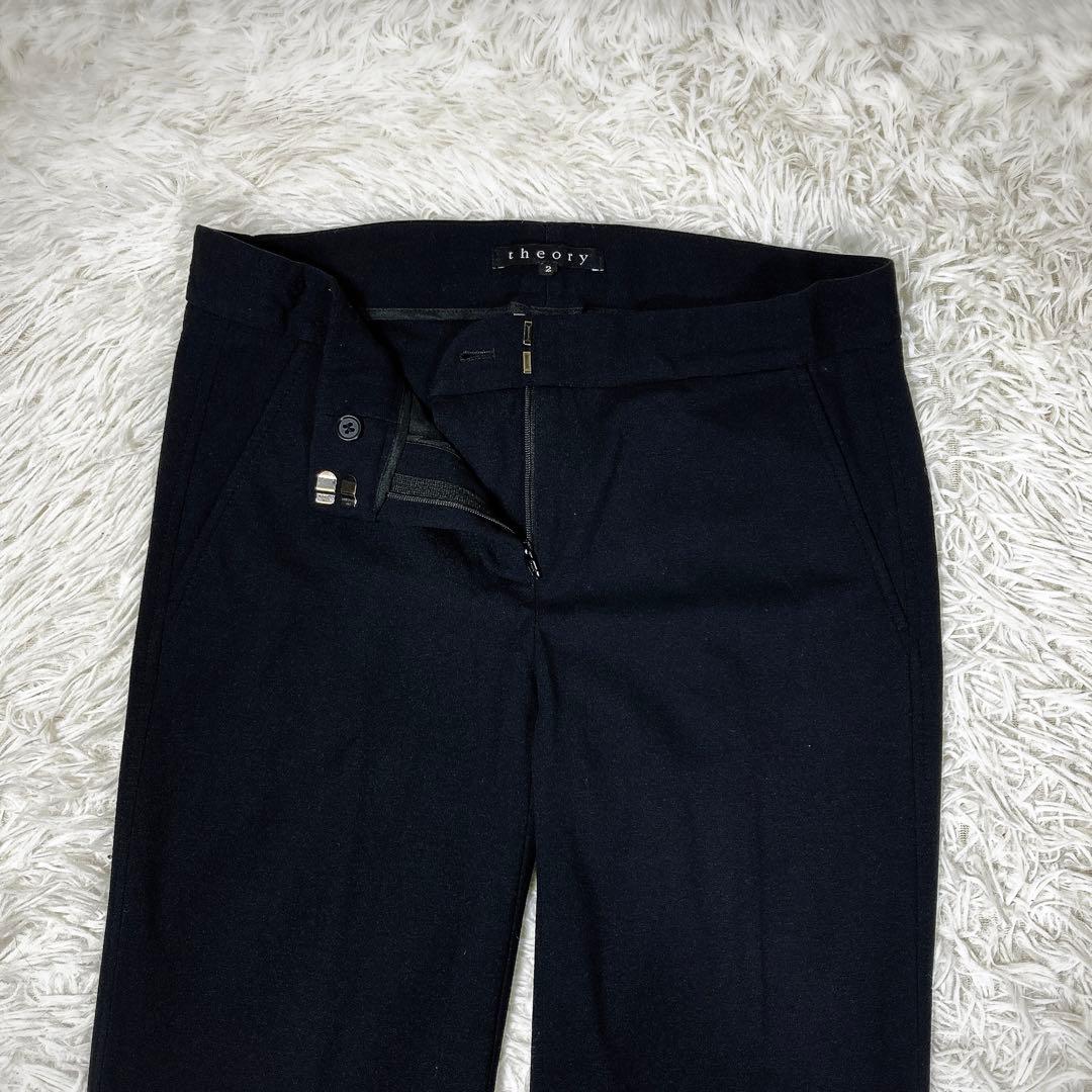 セオリー　セットアップスーツ　ストレッチ　フレア　ダークネイビー Mサイズ