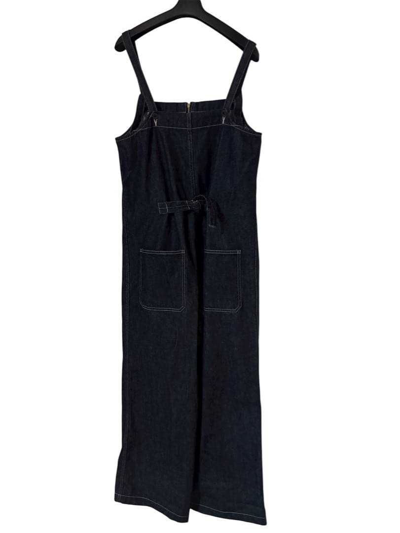 美品 ジョンブル JOHNBULL デニム チューブサロペット オーバーオール