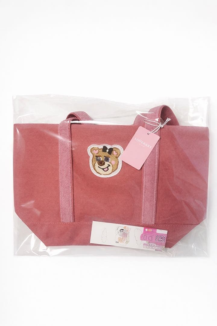 【ノベルティ付】FEILER オールドテディガール　ワッペントートバッグ　ピンク