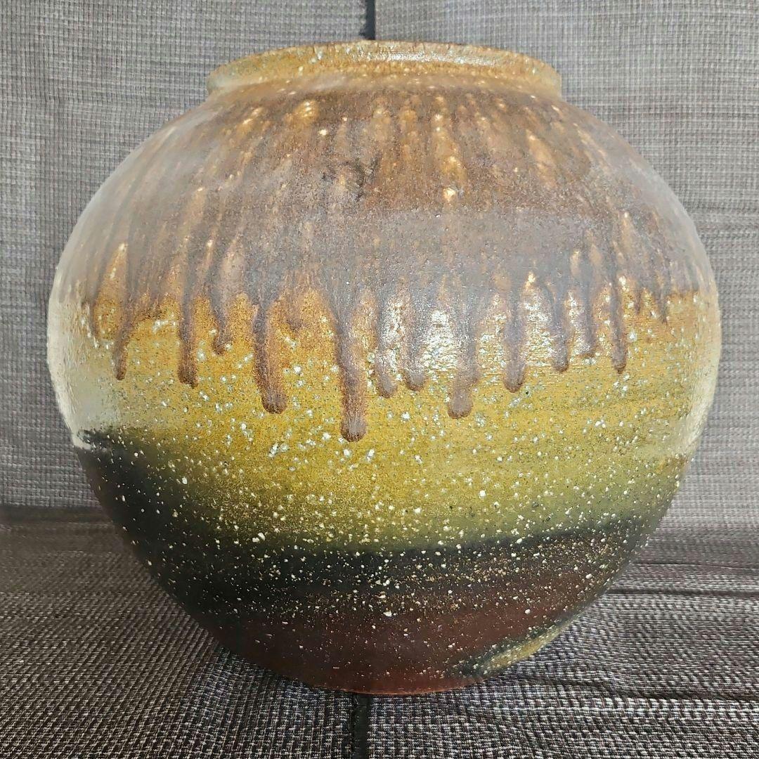 備前　壺　尚文作　共箱有り　備前焼　出井尚文