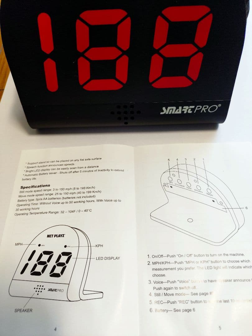 NET PLAYZ SMART PRO 速度測定器