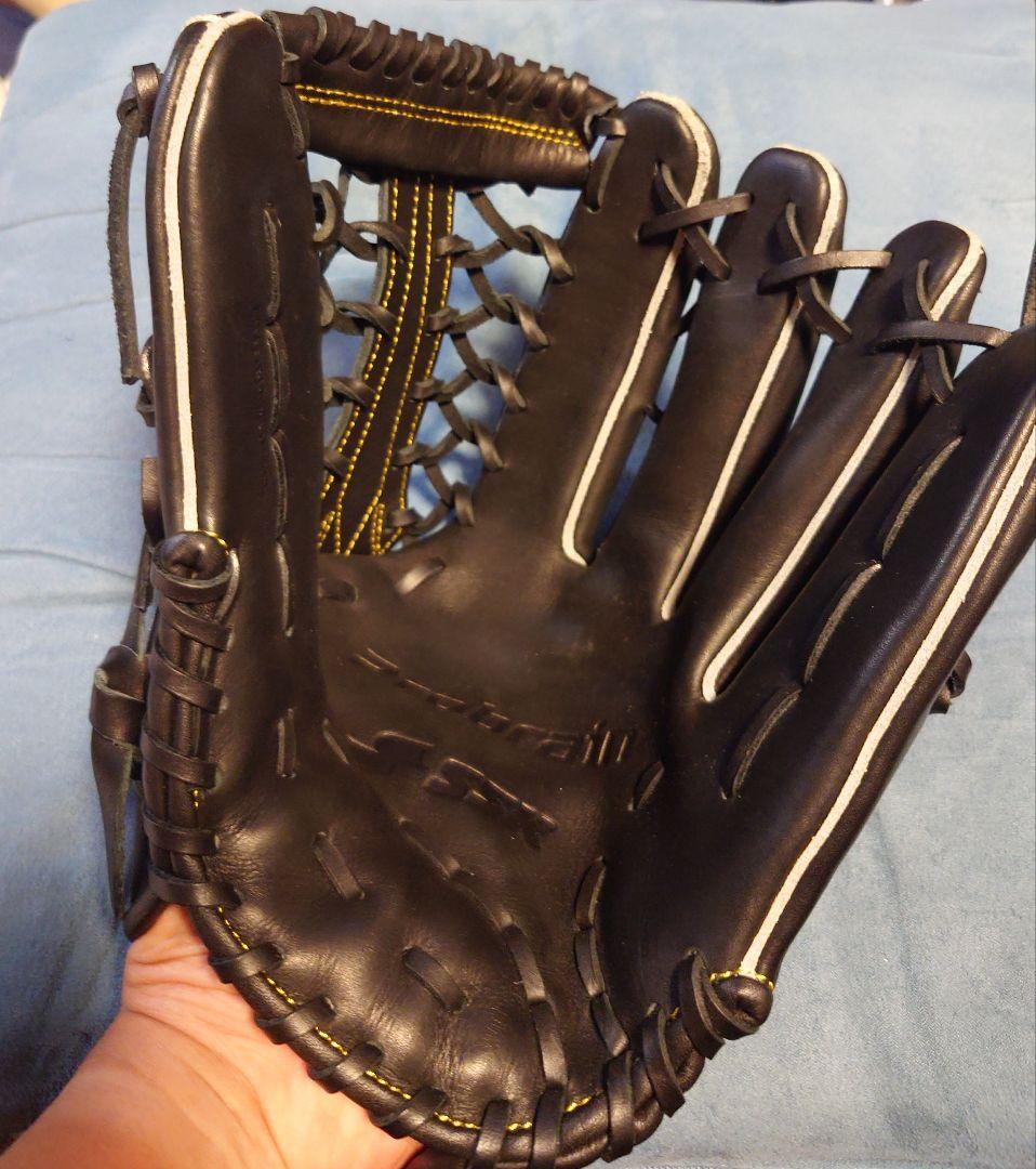 ＳＳＫプロブレイン軟式グローブ外野用　黒