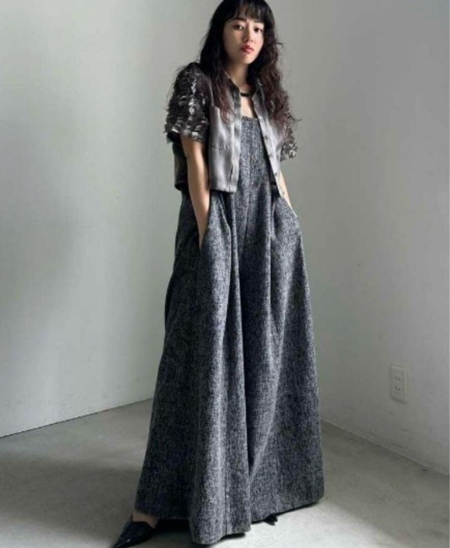 専用☆AMERI FRILL SLEEVE SHEER SHIRT