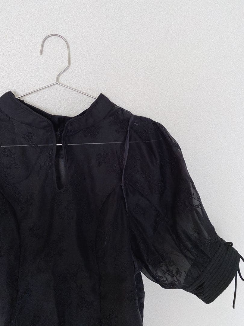 リリーブラウン 刺繍チャイナトップス パネルスカートセット