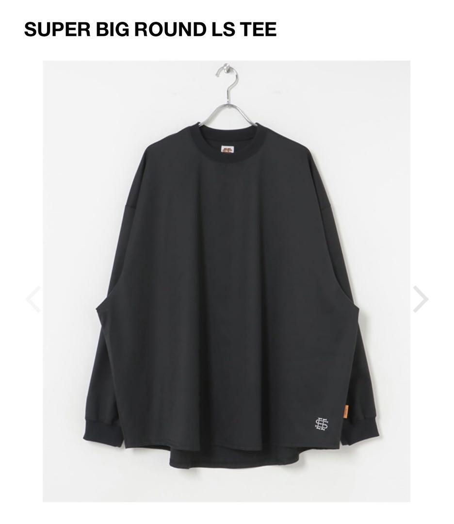 SEESEE SUPER BIG ROUND LS TEE 黒 L ロンT