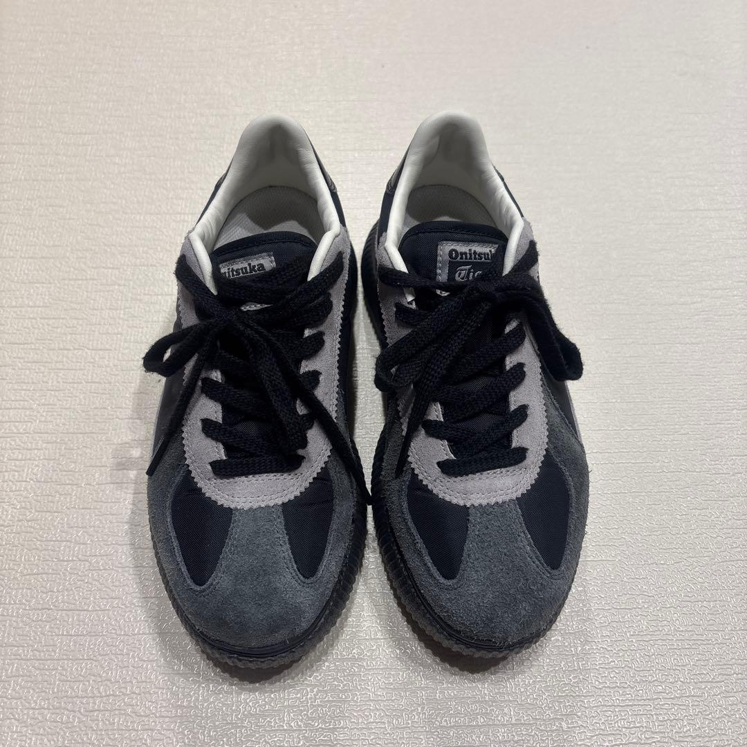 Onitsuka Tiger ブラック グレー スニーカー