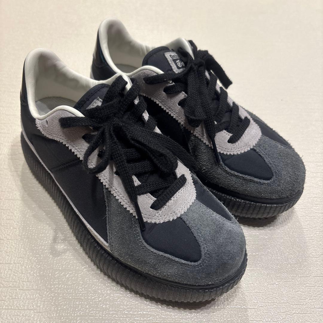 Onitsuka Tiger ブラック グレー スニーカー