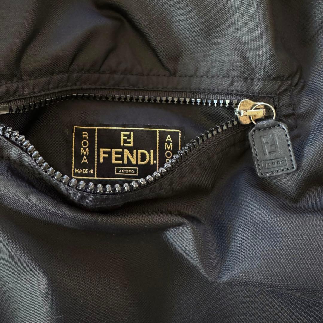 FENDI フェンディ コーチジャケット　ヴィンテージ　ズッカ　リバーシブル　L