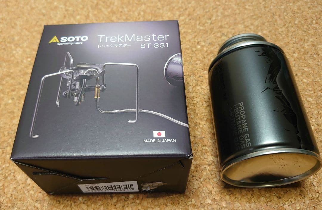 SOTO、NEW.トレックマスター、燃料ボンベ付、新品未開封、送料込