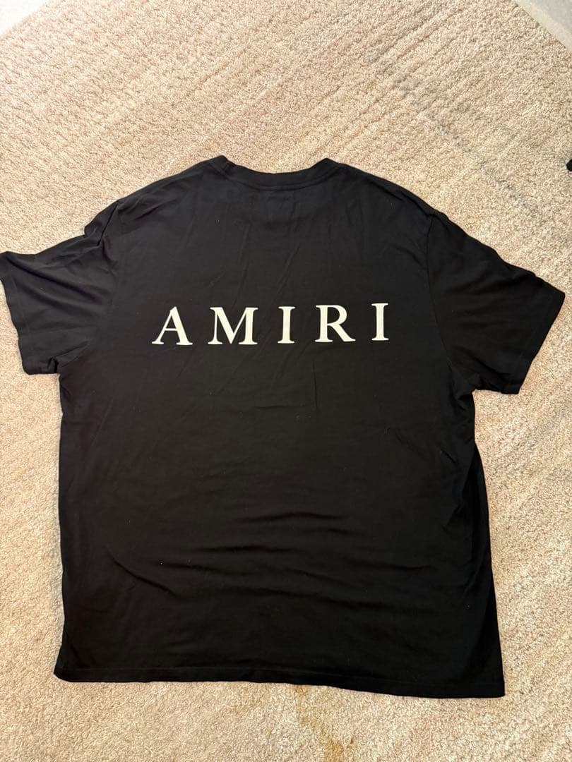 AMIRI アミリ ロゴ Tシャツ ブラック IT54 XL相当 最終値下げ