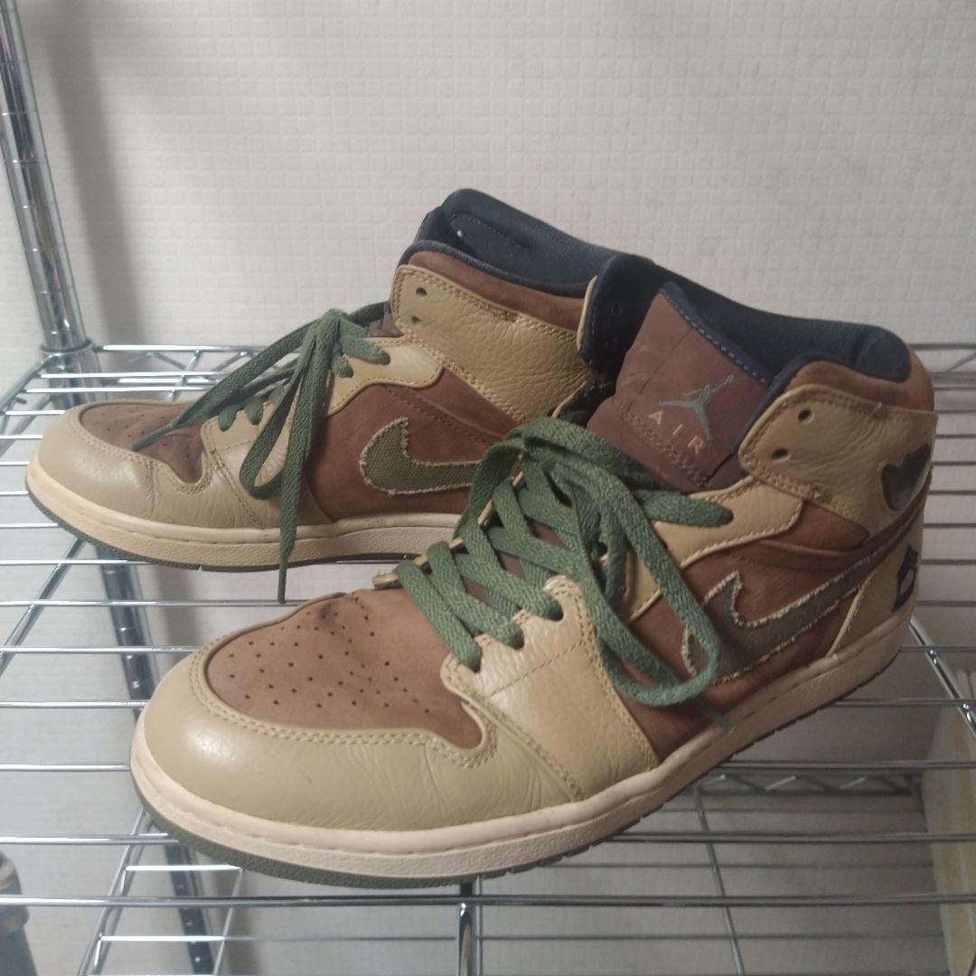 シューズ(男性用) NIKE AIRJORDAN 1 ARMY PACK ARMED FORCES