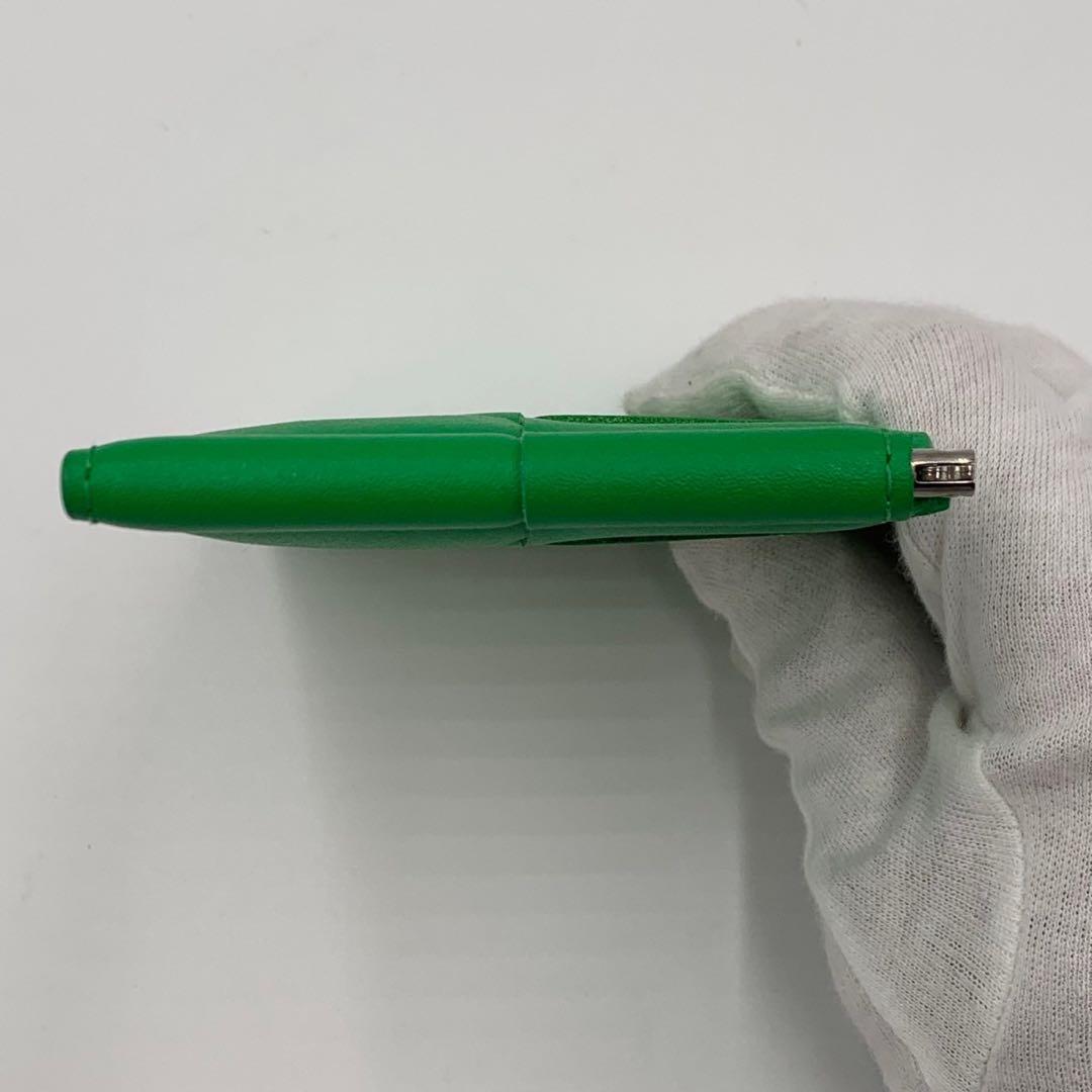 極美品 ボッテガヴェネタ マキシイントレ カセット マネークリップ パラキート