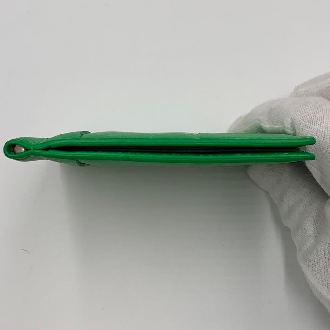 極美品 ボッテガヴェネタ マキシイントレ カセット マネークリップ パラキート