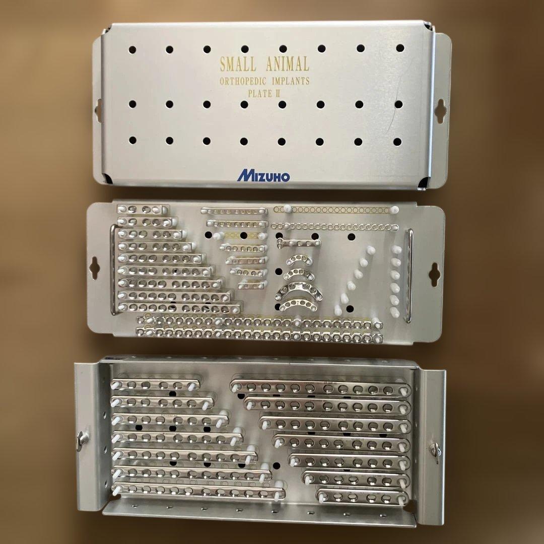 獣医専門　外科器具MIZUHOプレートセット　合計37本