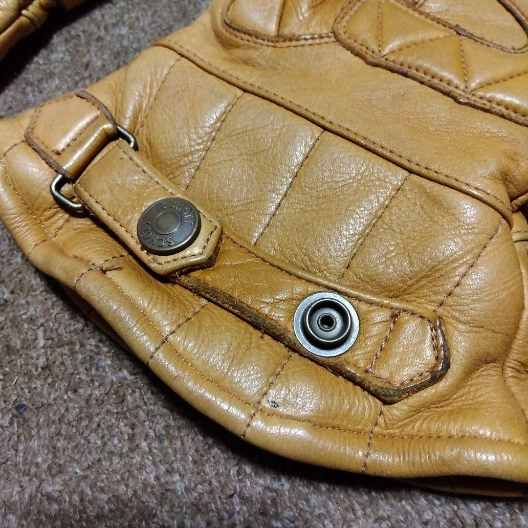 SCHOTT WINTER GLOVE ウィンターグローブ ミドル CAMEL