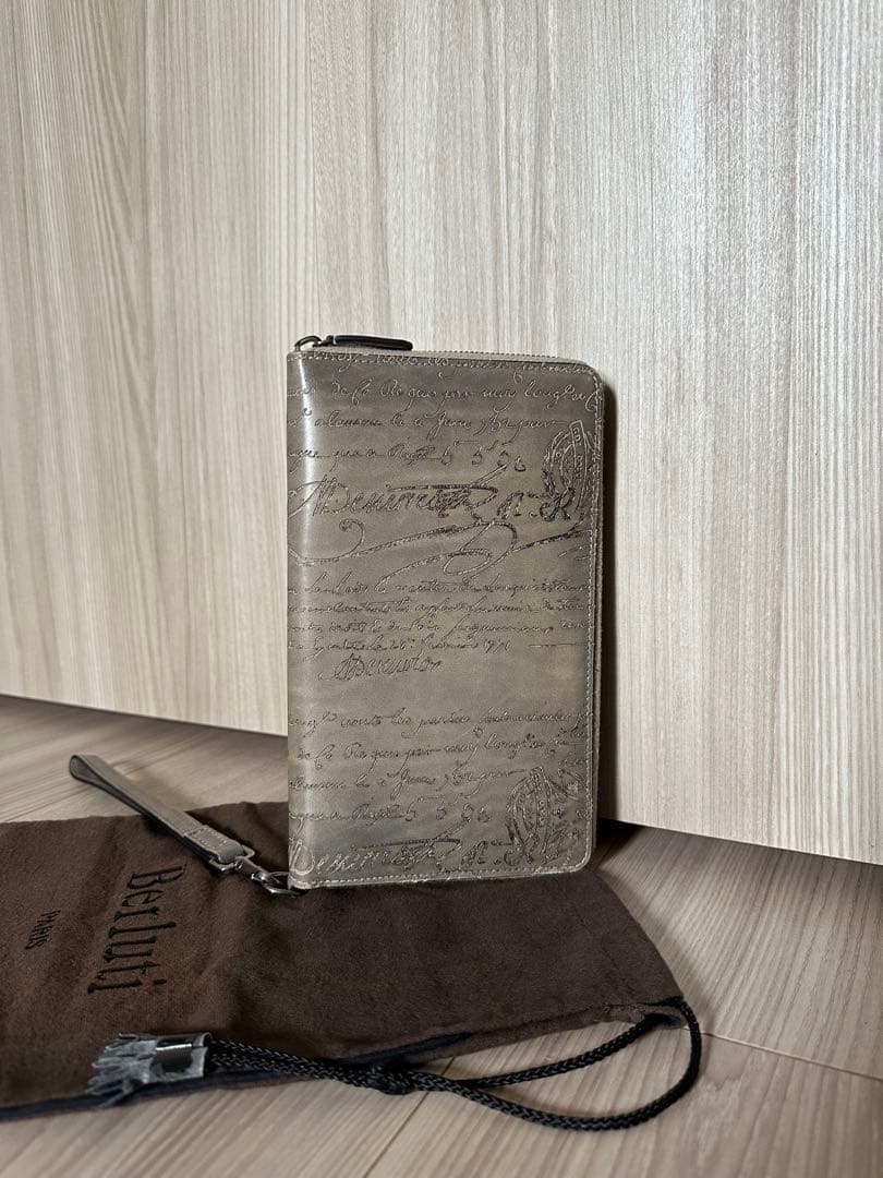 ヒ*メ様 特注45万 ベルルッティ ティオネ スクリットレザー 長財布 オッソパ