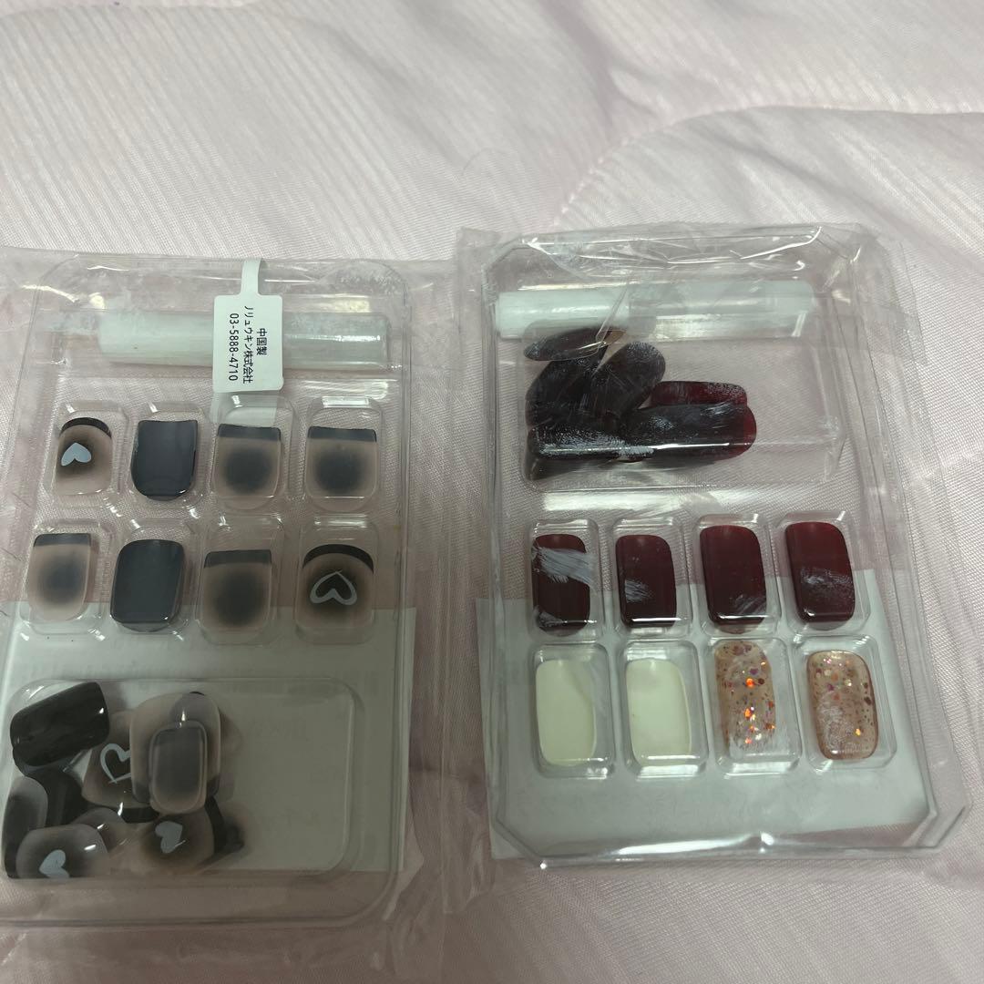 ネイルチップセット R505 B710 ワンサイズ