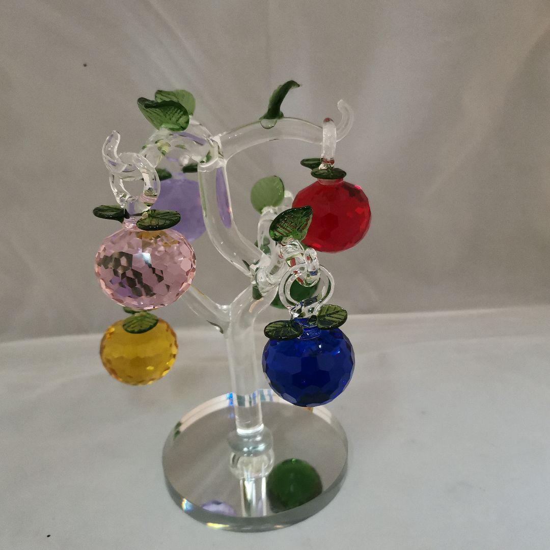 クリスタル　六色リンゴツリー