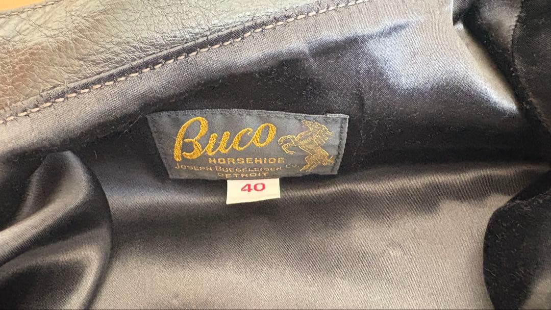 リアルマッコイズBUCO J-100 BJ19110 40 リフォーム済、破れ有