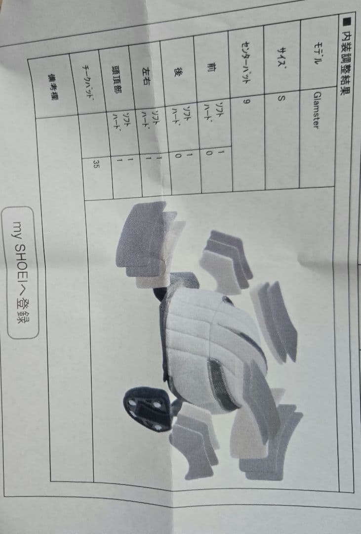 SHOEI　GLAMSTER バサルトグレー　S