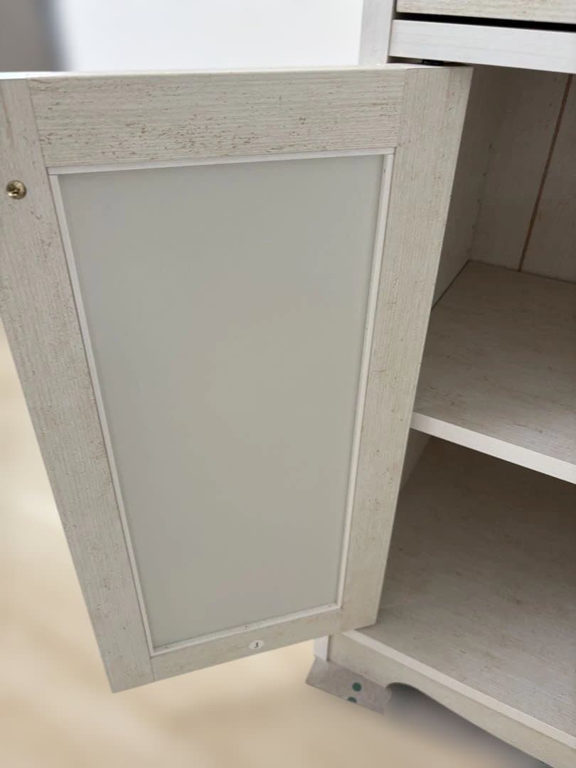 ニトリ アンティーク調レンジ台・食器棚・収納棚