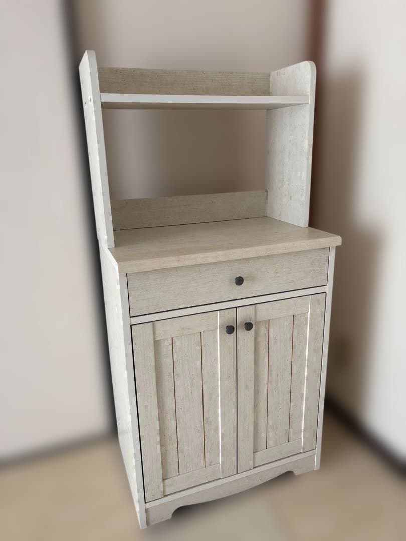 ニトリ アンティーク調レンジ台・食器棚・収納棚