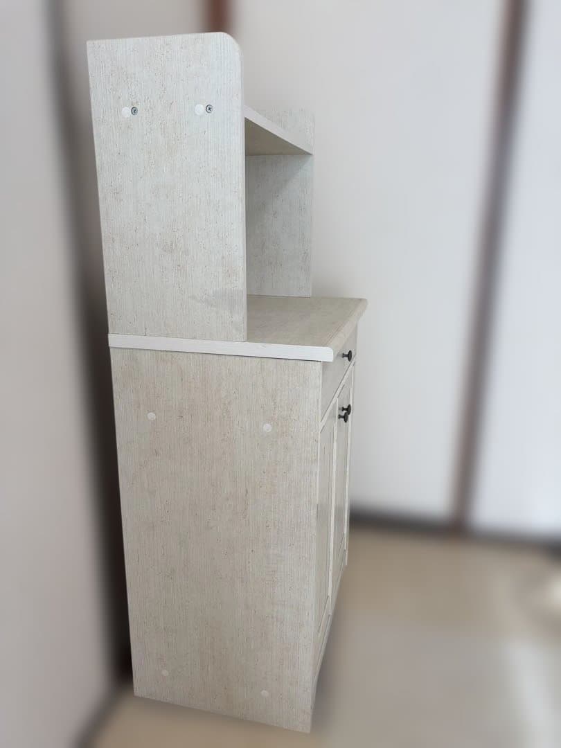 ニトリ アンティーク調レンジ台・食器棚・収納棚