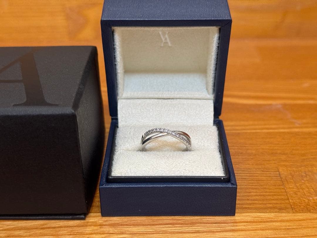 ヴァンドーム青山 プラチナ ダイヤモンド リング インフィニティデザイン／11号
