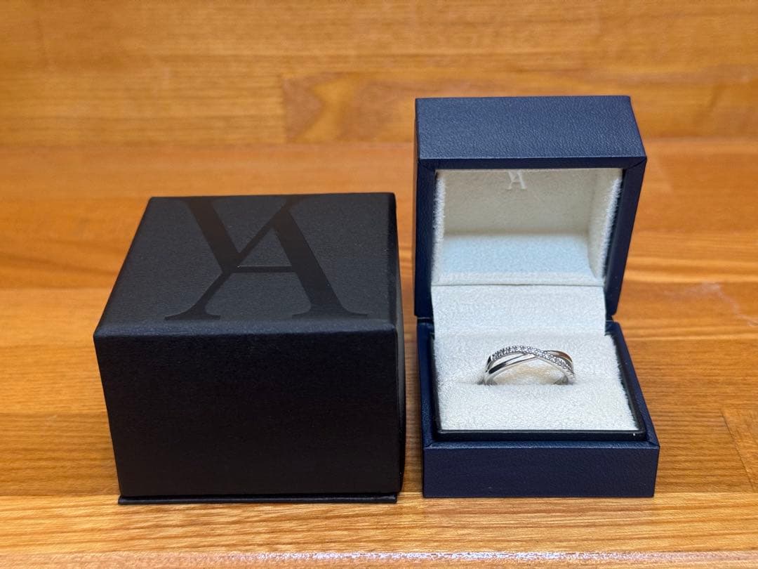 ヴァンドーム青山 プラチナ ダイヤモンド リング インフィニティデザイン／11号