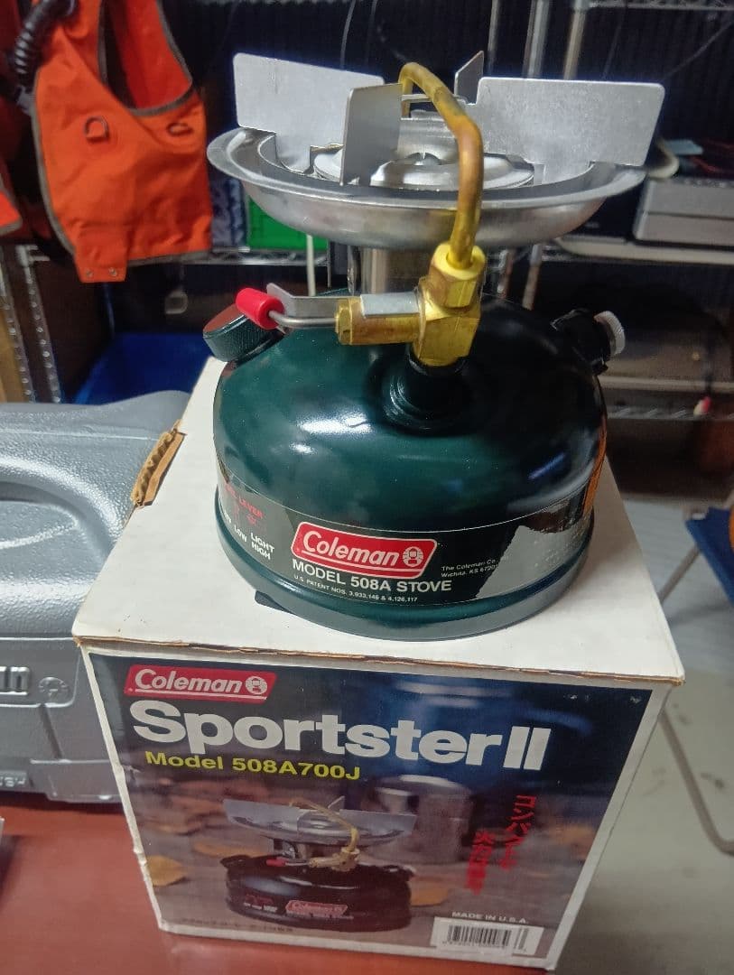 未使用ColemanSportsterIIシングルバーナーコンロ508A700J
