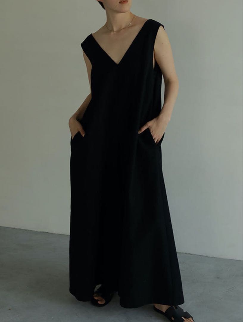 etretokyo◯バックドレープテントオールインワン◯black M