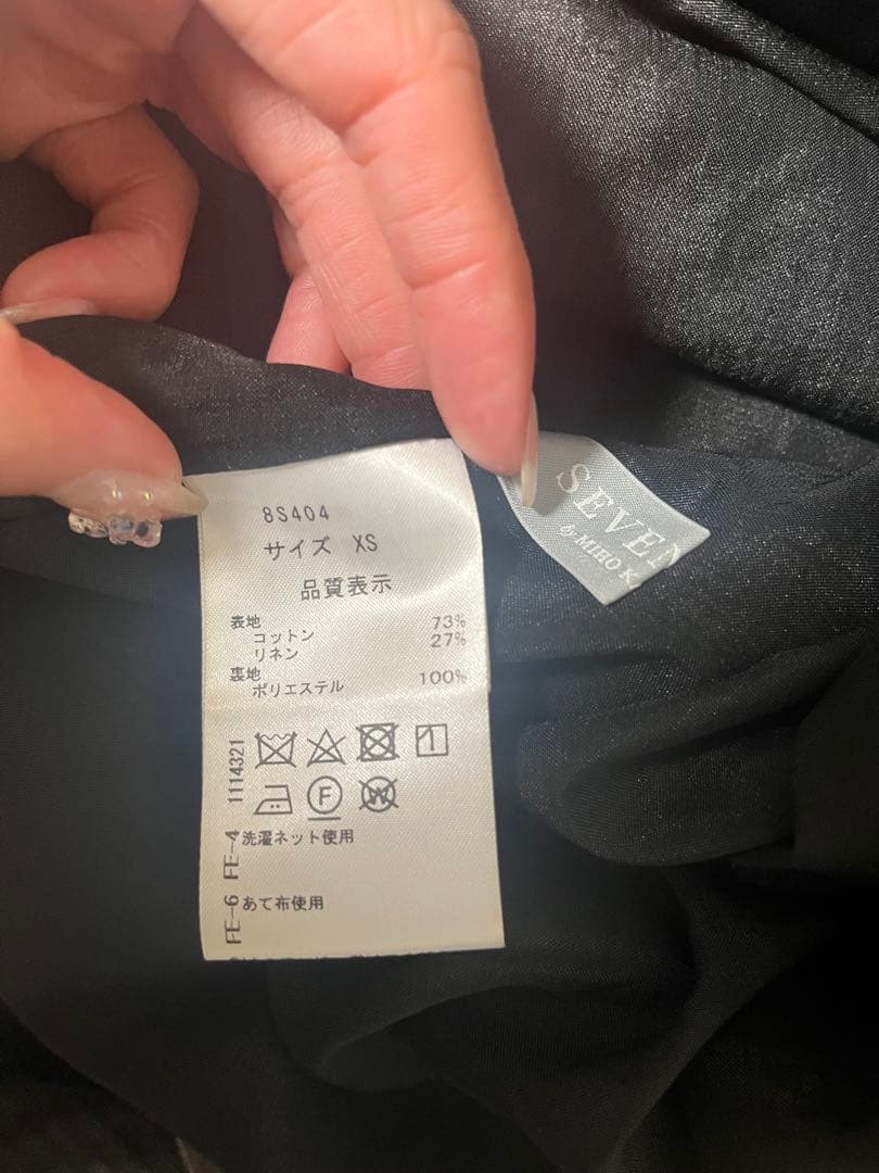 seventen by Miho Kawahito キュロットパンツ　ブラック