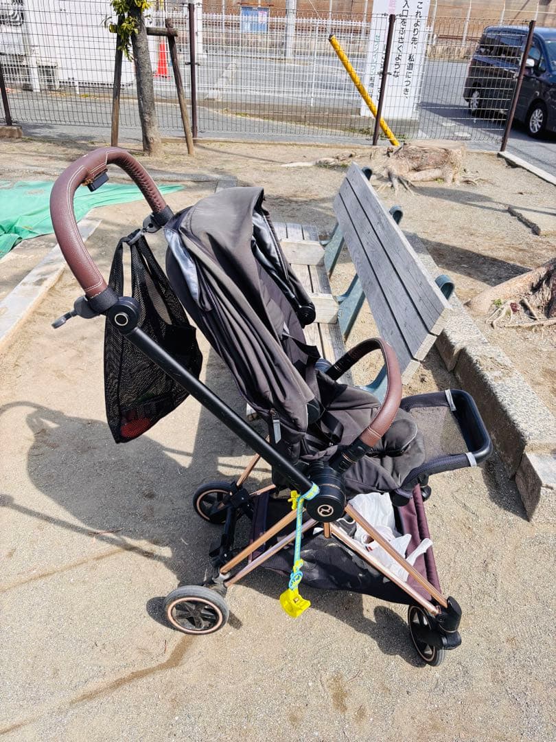 cybex 折りたたみ式ベビーカー ダークグレー