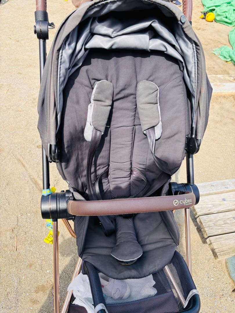 cybex 折りたたみ式ベビーカー ダークグレー