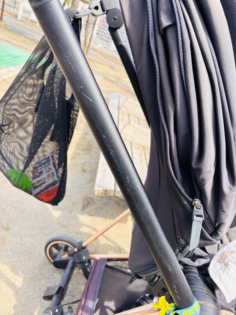 cybex 折りたたみ式ベビーカー ダークグレー