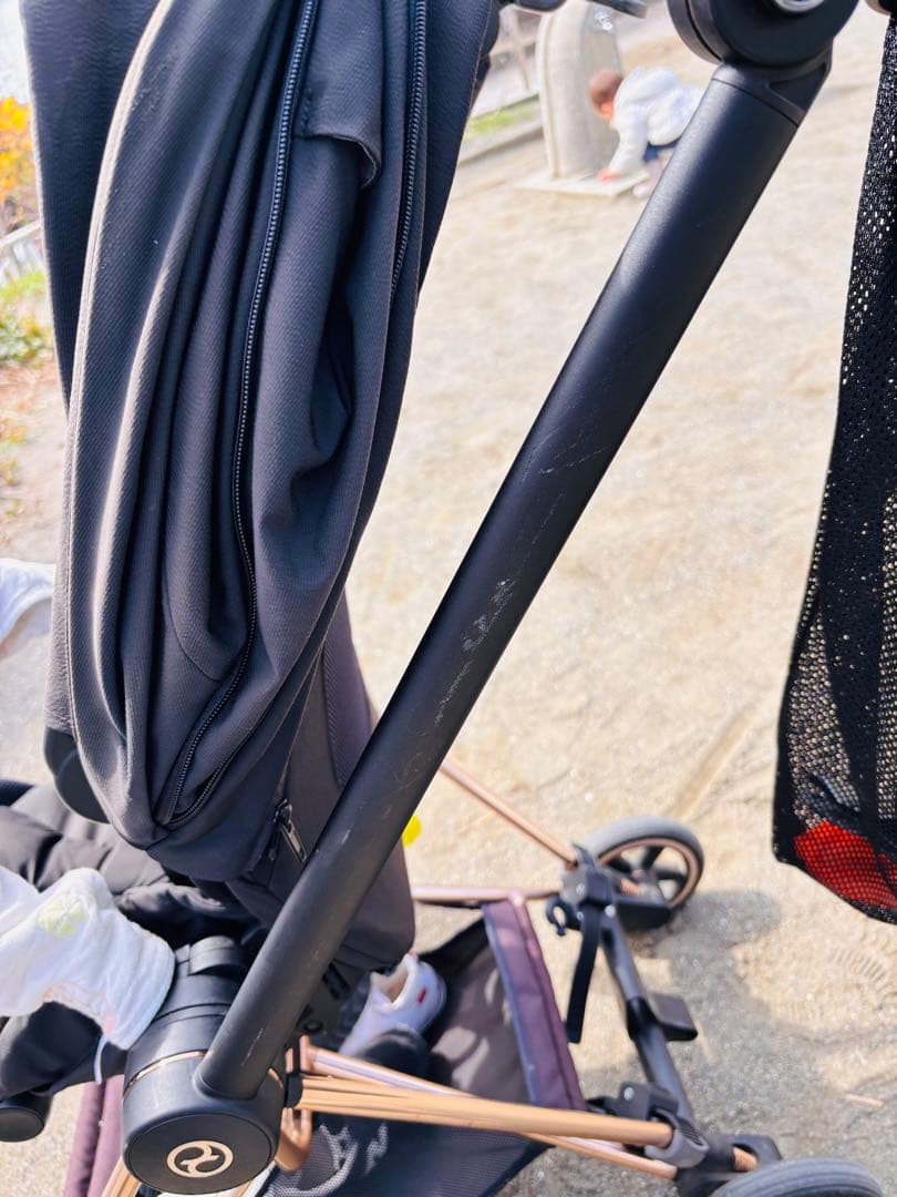 cybex 折りたたみ式ベビーカー ダークグレー