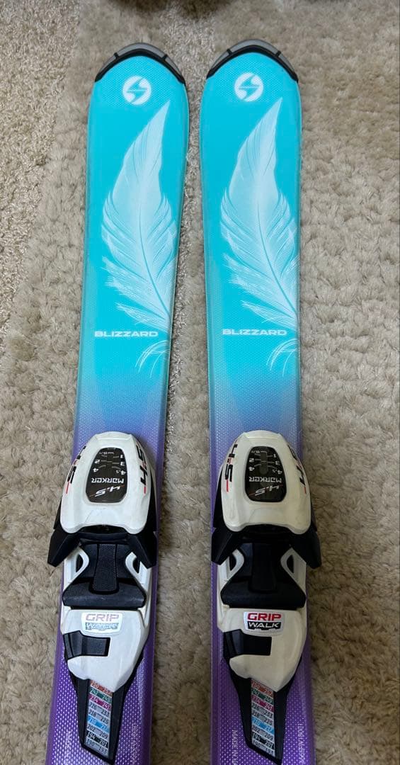 子供用　BLIZZARD Pivot スキー 板 110cm ストック85cm