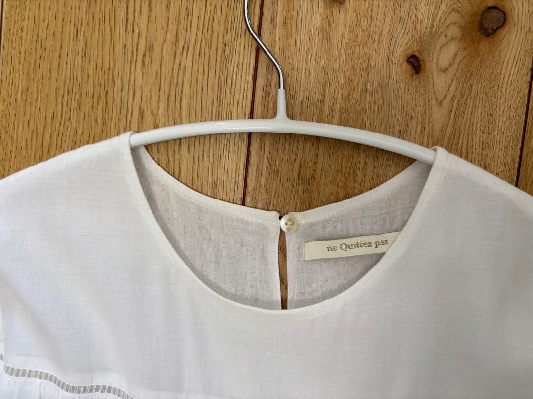 【新品】ヌキテパ　コットンボイルティアード　マキシワンピース