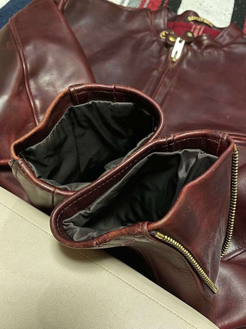 【激レア】Schott/641SXX/サイズ40/クロムエクセル/バーガンディ色