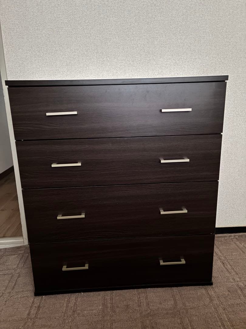 ニトリ チェスト クローネ9080　タンス 衣類収納 ブラウン