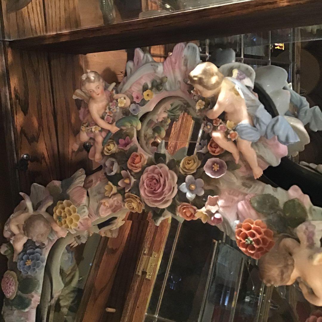 ドレスデン　ドイツ製　本物　アンティーク　陶器　1870〜90年代のもの