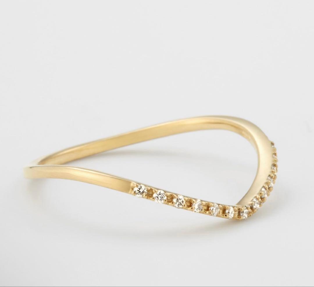 アガット agete ダイヤモンドリング　K18