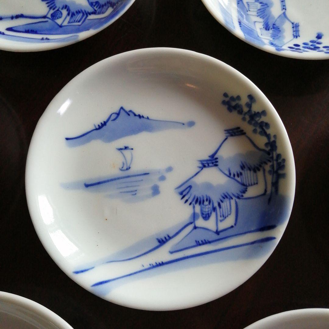 伊万里　染付小皿　20枚　14.5cm　明治〜大正期