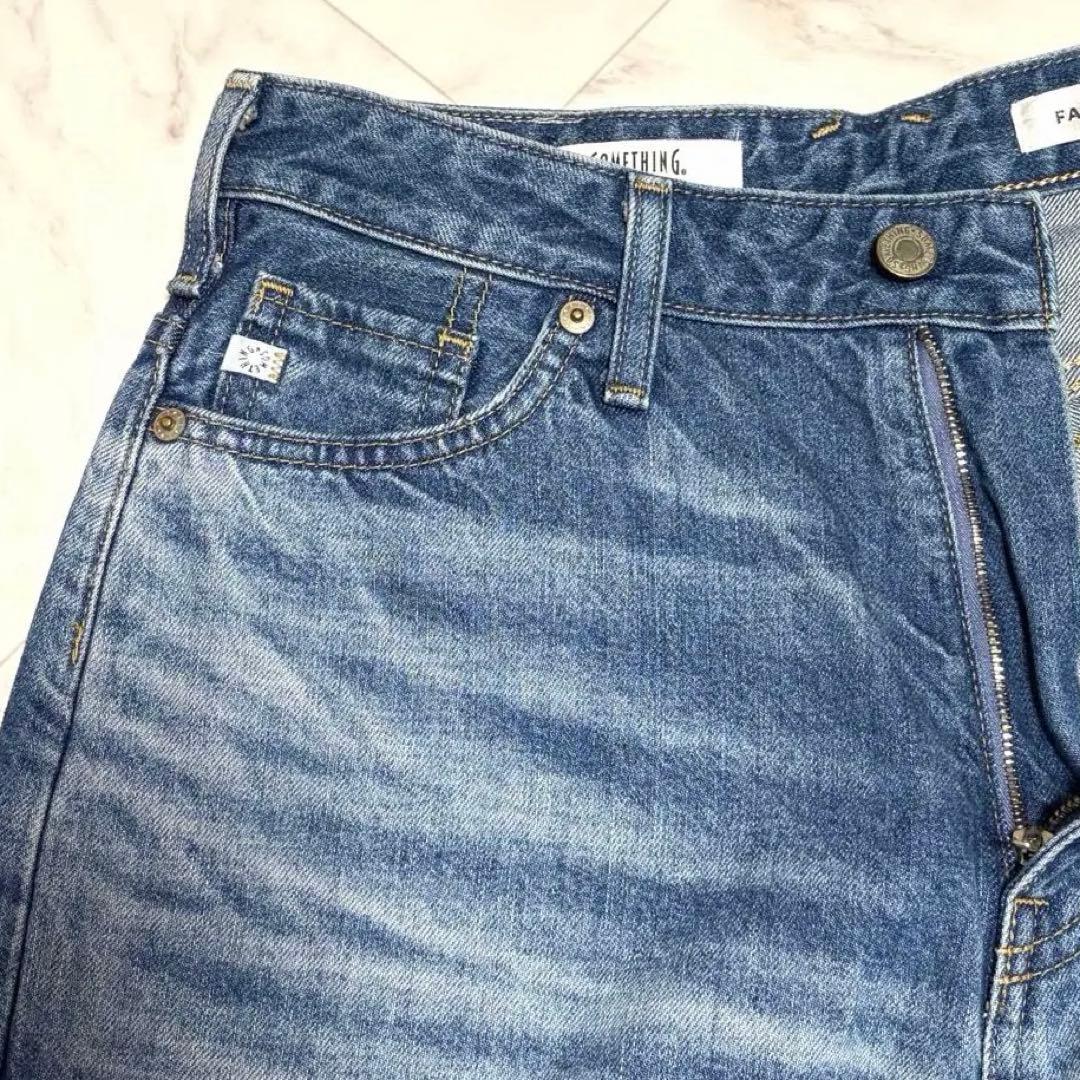 新品 FASHIRU SOMETHING baggy fit Jeans デニム